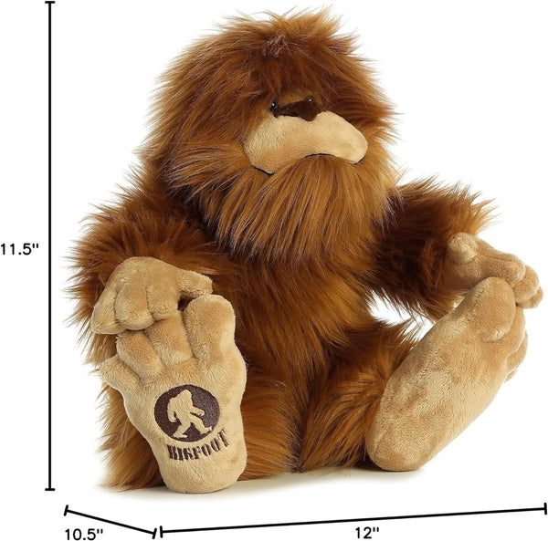 Aurora® Mysterious Fantasy Big Foot Stuffed Animal - Mythical Charm - Imaginative Adventures - Brown 12.5 Inches