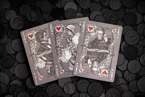 Kings Wild Project Black Reserve Note Luxury Playing Cards – Standard Edition, Poker Size, Custom Index, Collectible Deck