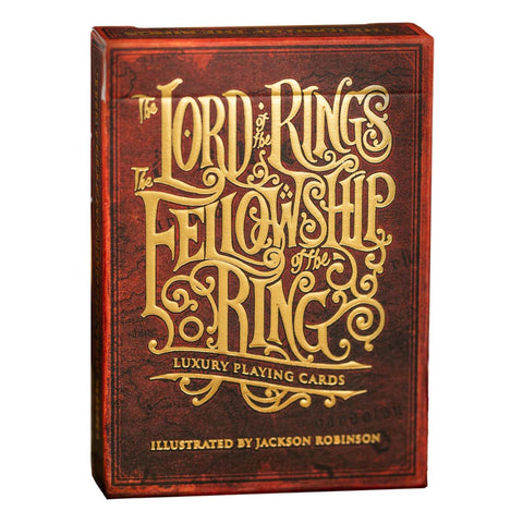 Kings Wild Project The Lord of The Rings: The Fellowship of the Ring Premium Playing Cards, Poker Size Custom Index