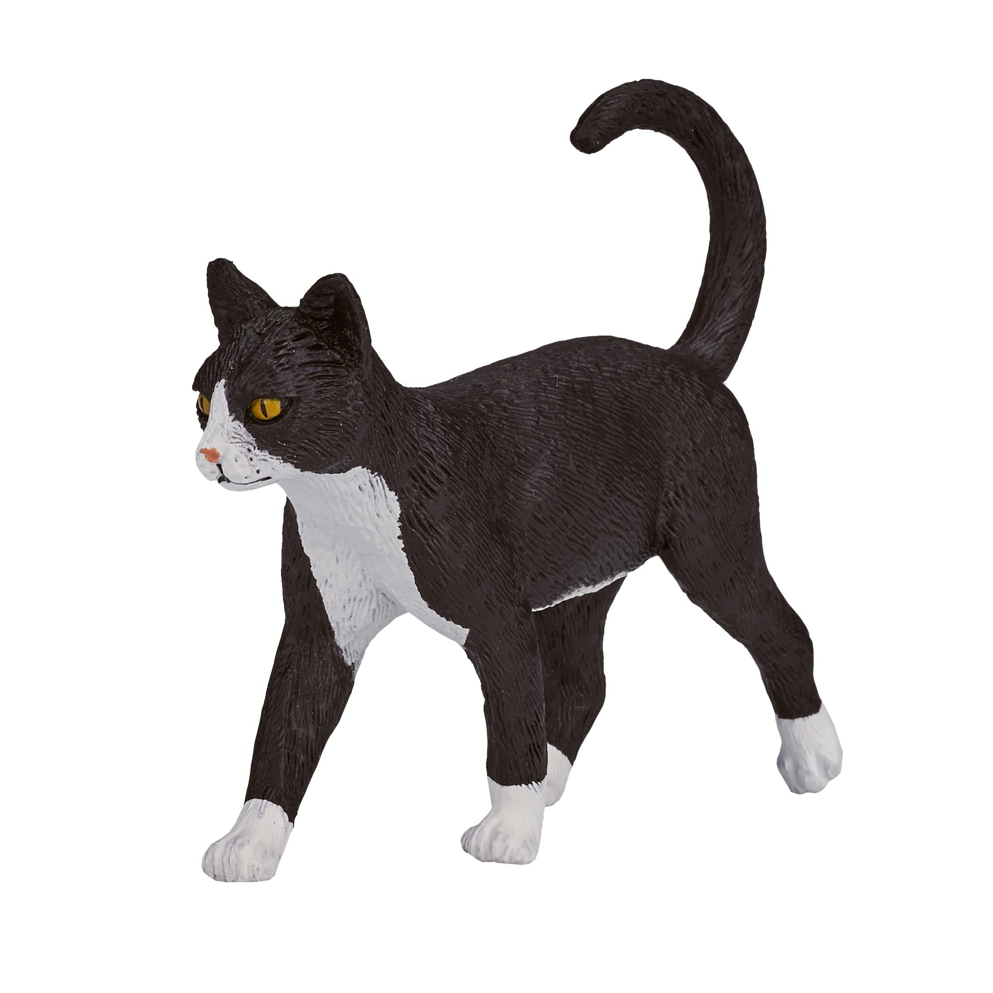 MOJO Cat Black & White Toy Figure (387200)
