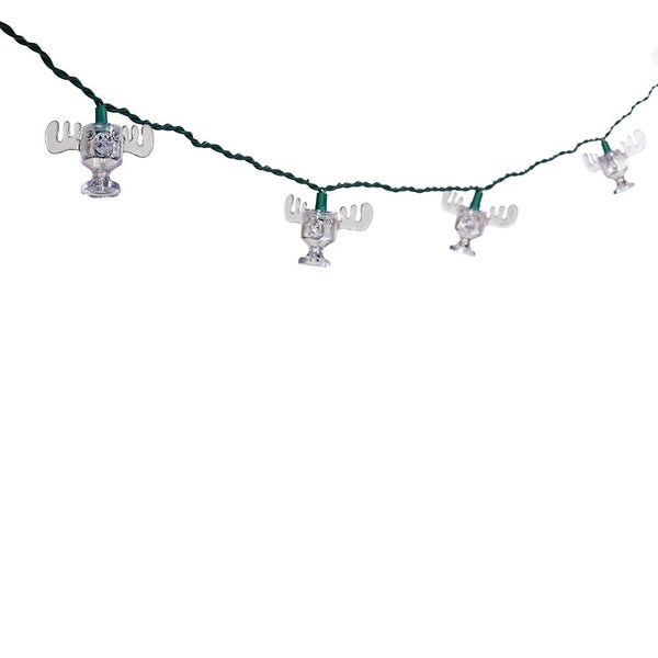 National Lampoon Christmas Vacation Kurt Adler UL 10-Light Wally World Moose Mug Light Set