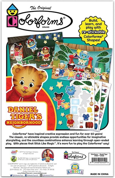 Colorforms Play Set - Daniel Tiger's Neighborhood - The Classic Picture Toy that Sticks Like Magic - For Ages 3+