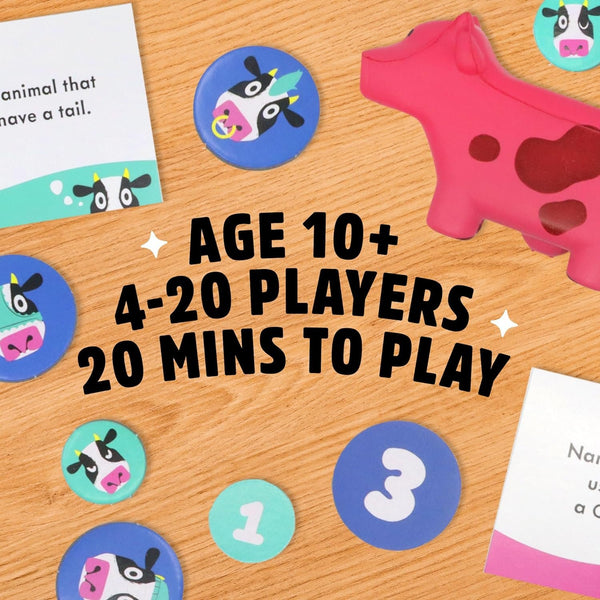 Big Potato Games Herd Mentality - Whatever You Do, Don't Stand Out - The Udderly Hilarious Family Party Game, 4-20 Players, Ages 10+