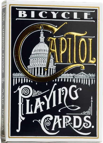 Bicycle Capitol Playing Cards - Blue or Red (packaging may vary), Poker Size Standard Index