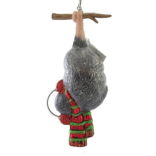 Noble Gems Hanging Christmas Possum Glass Ornament NB1581