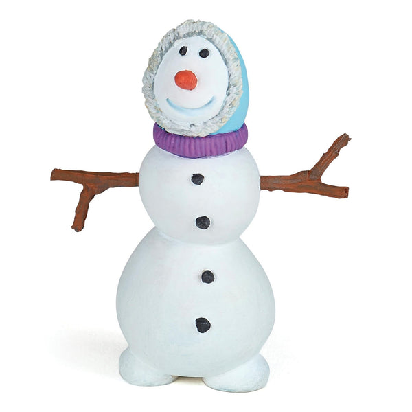 Papo Snowman Figurine (39165) - Collectible 3" PVC Hand-Painted Enchanted Winter World Snowman Toy Figure for Kids & Holiday Décor, Ages 3+