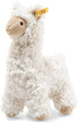 Steiff Leandro Llama, Premium Llama Stuffed Animal, Llama Toys, Stuffed Llama, Llama Plush, Cute Plushies, Plushy Toy for Girls Boys and Kids, Soft Cuddly Friends (Cream, 7")