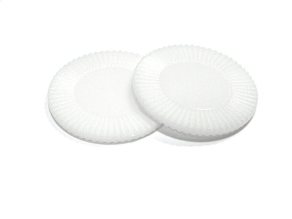 Koplow Games Set of 50 7/8" Easy Stacking Plastic Mini Playing Poker Chips - White