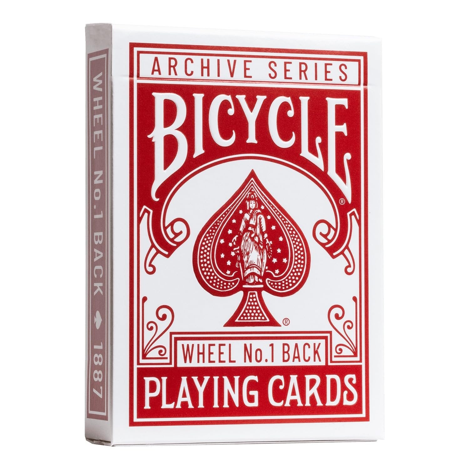 Bicycle Archive Series Wheel No.1 Back 1887 Playing Cards, Poker Size Standard Index
