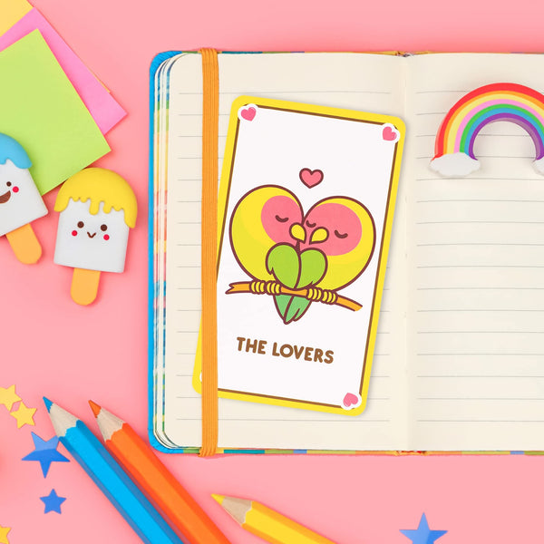 Cute Kawaii Tarot Cards for Beginners - Anime Magic Oracle Deck for Teens