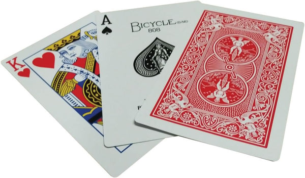 Bicycle Big Box Playing Cards, Pack of 2 Oversized Giant Jumbo Decks, Great for Kids, Seniors and Magic Tricks, 7 x 4.5 Inches