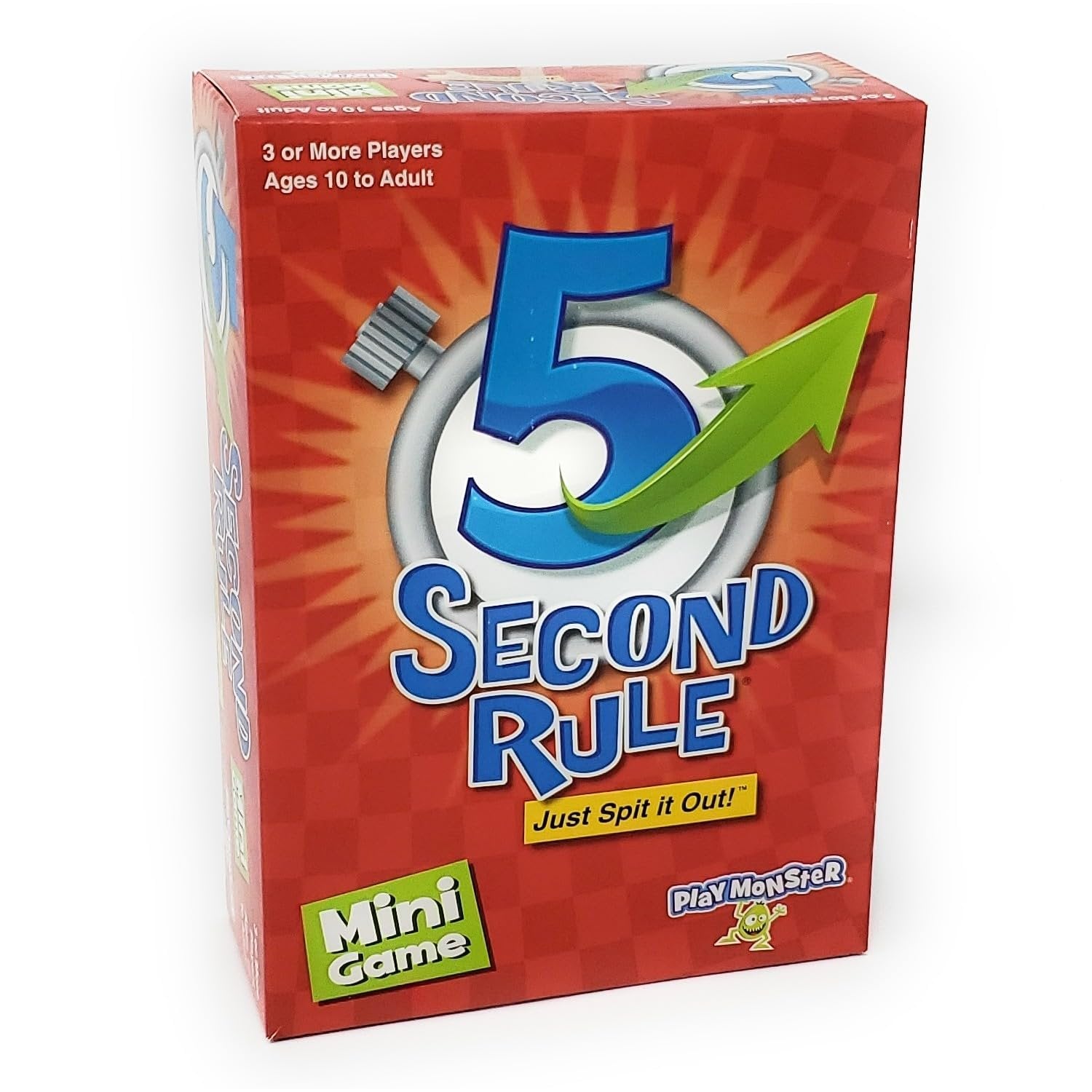 PlayMonster - 5 Second Rule Mini Game - Think Fast and Just Spit It Out! - Family Party Game - 3+ Players Ages 10+