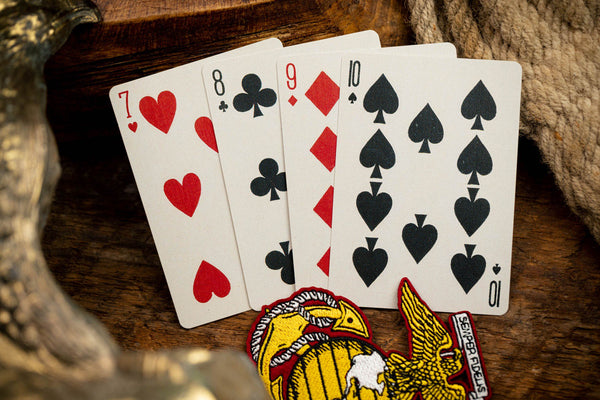 Kings Wild Project Marines Playing Cards – Standard Edition, Poker Size, Custom Index, Collectible Card Deck