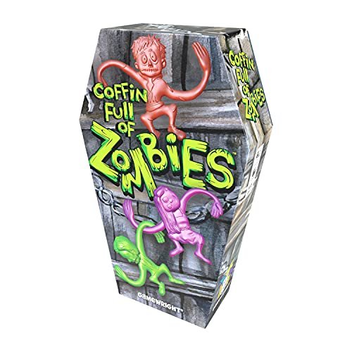 Gamewright Coffin Full of Zombies - Connect the Corpses, The Death-Defying Dexterity Game, 1+ Players Ages 6+