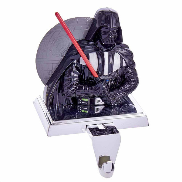 Kurt S. Adler 4-Inch Darth Vader Stocking Holder, Black - Star Wars Holiday Decoration