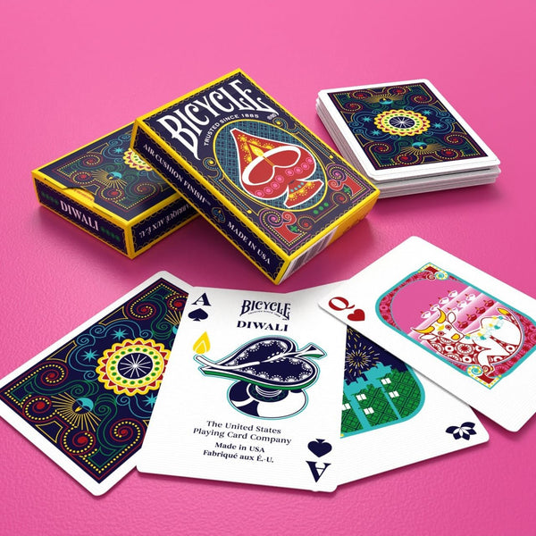 Bicycle Diwali Playing Cards, Festival of Lights Collectible Deck, Poker Size Standard Index