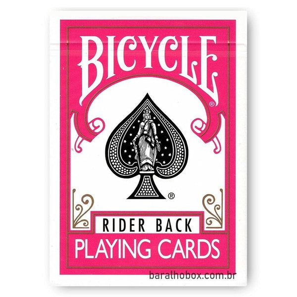 Bicycle Rider Back Fuchsia Playing Cards, Poker Size Standard Index, Classic Deck of Cards for Poker, Blackjack, Family Game Night, Card Games & Magic Tricks