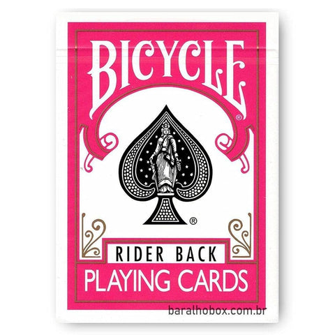 Bicycle Rider Back Fuchsia Playing Cards, Poker Size Standard Index, Classic Deck of Cards for Poker, Blackjack, Family Game Night, Card Games & Magic Tricks