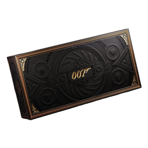 theory11 James Bond 007 Special Edition Box Set – Collector Playing Cards with 3 Gold Edition Decks + Solid Brass 007 Pen & Secret Hidden Compartment – Luxury Gift for 007 Fans & Card Enthusiasts