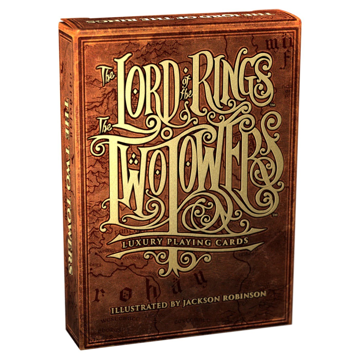 Kings Wild Project The Lord of The Rings: The Two Towers Luxury Playing Cards, Standard Edition, Poker Size Custom Index