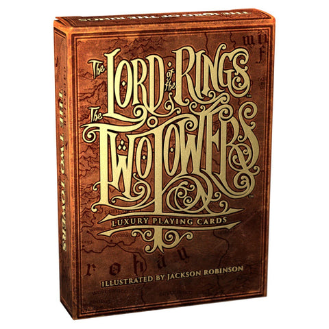 Kings Wild Project The Lord of The Rings: The Two Towers Luxury Playing Cards, Standard Edition, Poker Size Custom Index