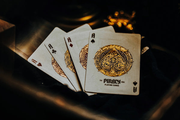 theory11 Piracy Premium Playing Cards, Luxury Foil, Poker Size Standard Index