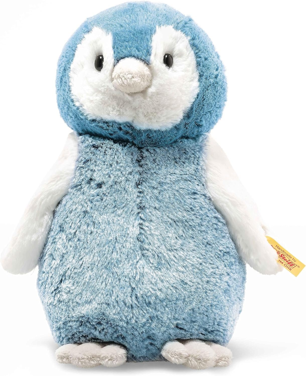 Steiff Paule Penguin 9" Blue, Soft Cuddly Friends Premium Plush Stuffed Animal, Plushy Toy for Girls Boys and Kids, 063930