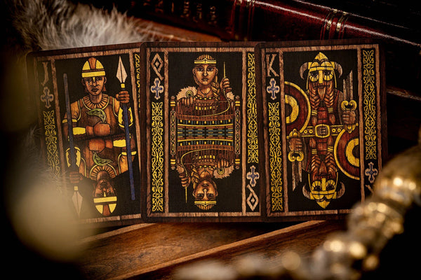 Kings Wild Project Beowulf Luxury Playing Cards - Standard Edition, Poker Size Custom Index, Literature-Themed Collectible Deck
