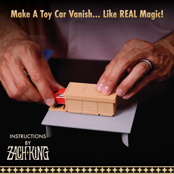 theory11 & Zach King Trickstarters Vanishing Car Magic Trick | Make a Toy Car Vanish & Reappear | Easy-to-Learn Illusion for All Ages