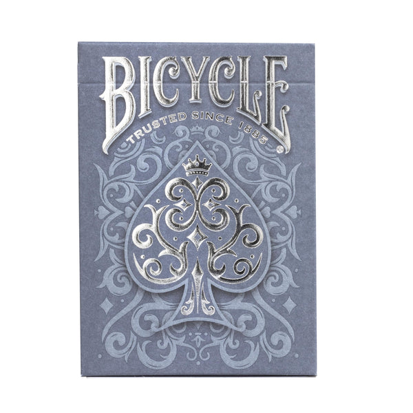 Bicycle Cinder Premium Playing Cards, Silver Smoke Foil, Poker Size Standard Index