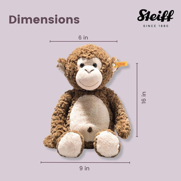Steiff 060441 Animal Soft Cuddly Friends Bodo Monkey, Brown, 40 cm