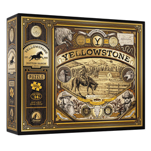 theory11 Yellowstone Jigsaw Puzzle - Dutton Ranch Montana - Officially Licensed 1,000 Piece Intermediate Puzzle for Ages 14+