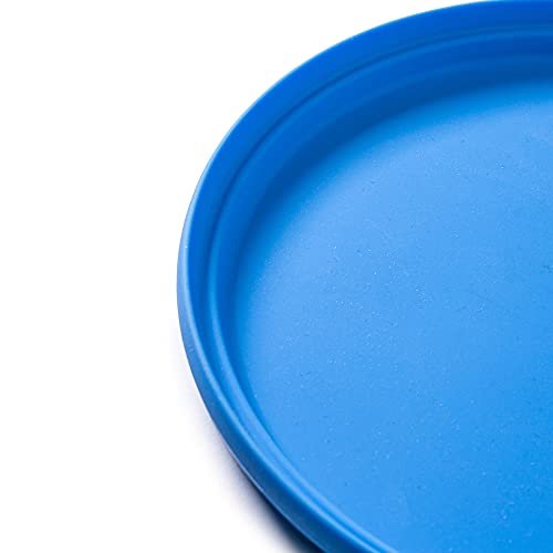 Bigjigs Toys Frisbee Flying Disc (Ocean Blue) - Silicone Frisbee for Kids, Quality Flying Saucers, Beach Toys & Garden Toys, Holiday Toys for Toddlers