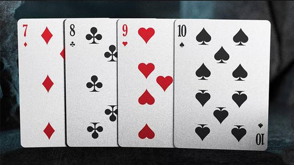 Kings Wild Project Slate Edition Tally-Ho Playing Cards, Standard Edition, Poker Size Deck, Custom Index, Premium USPCC Cardistry Stock, Collectible Playing Cards for Magic, Cardistry, and Poker