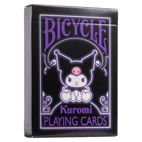 Bicycle Kuromi Sanrio Playing Cards, Black, Pink and Purple, 1 Deck