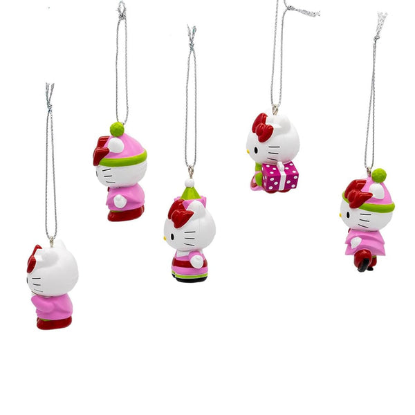 Kurt Adler 5-piece Set of Hello Kitty™ Miniature Ornaments