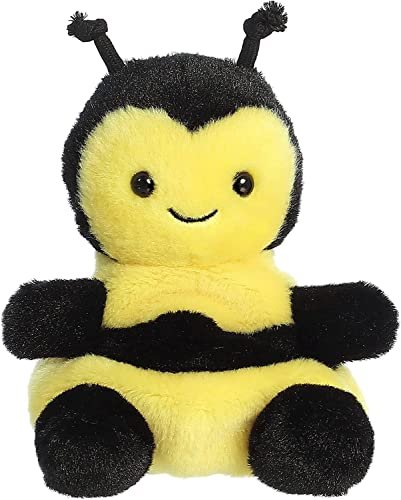 Aurora Palm Pals Set of Two – 5" Queeny Bee (82058) & Lil Spots Ladybug (82059) Plush Toys, Cute Mini Soft Stuffed Animals for Kids & Collectors
