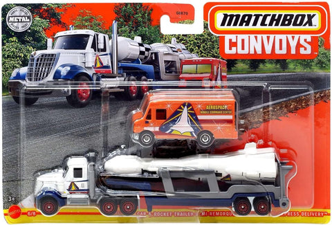 Matchbox Convoys Lonestar Cab & Rocket Trailer with Express Delivery