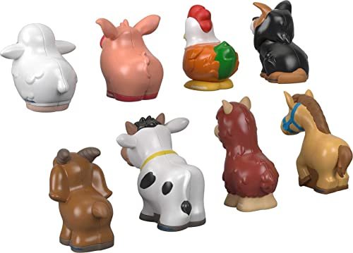 Fisher-Price Little People Caring for Animals Farm Playset with Smart Stages Learning Content for Toddlers and Preschool Kids with Fisher, Ages 1-5