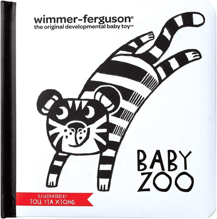 Manhattan Toy Wimmer-Ferguson Baby Zoo Board Book, Ages 6 Months and Up