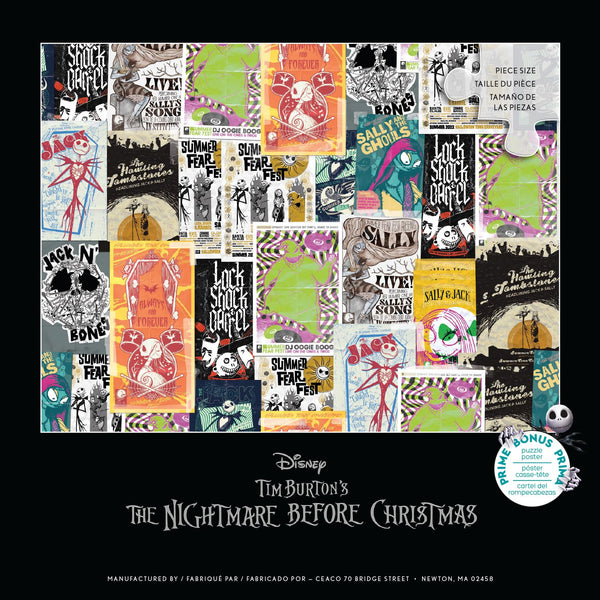 Ceaco - Disney - Tim Burton's The Nightmare Before Christmas - Collage - 300 Piece Jigsaw Puzzle