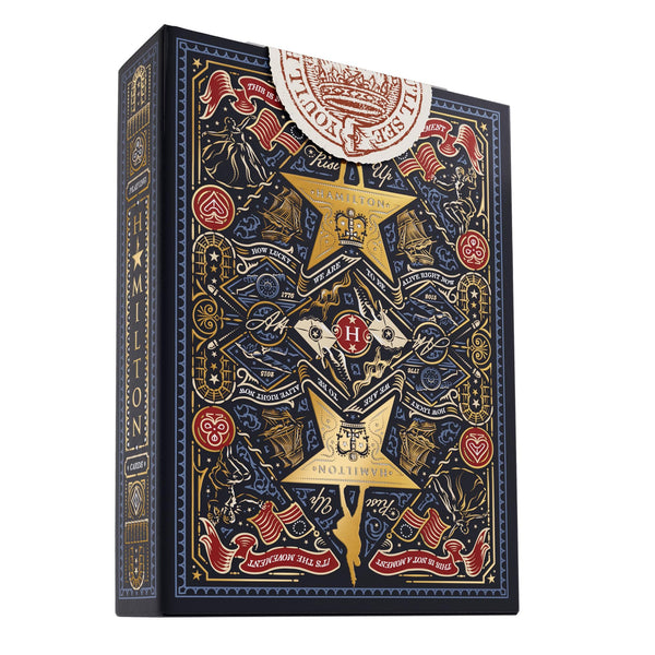 theory11 Hamilton Premium Playing Cards - Official Broadway Musical Deck with Gold Foil