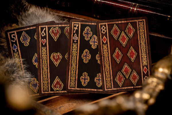 Kings Wild Project Beowulf Luxury Playing Cards - Standard Edition, Poker Size Custom Index, Literature-Themed Collectible Deck