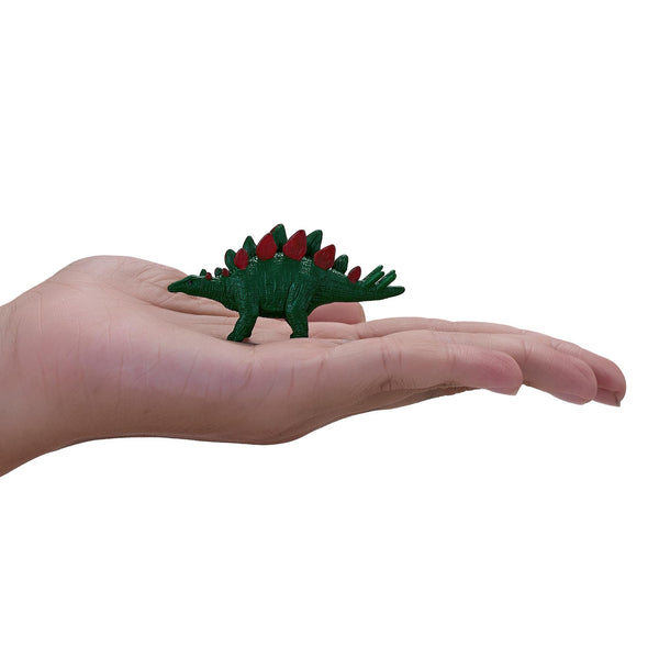 MOJO Mini Dinosaur Mini Worlds Playset, 12-Piece Hand-Painted Mini Figures, True-to-Life Highly Detailed Prehistoric Dinosaur Figurines, PVC, UK Designed, Ages 3+