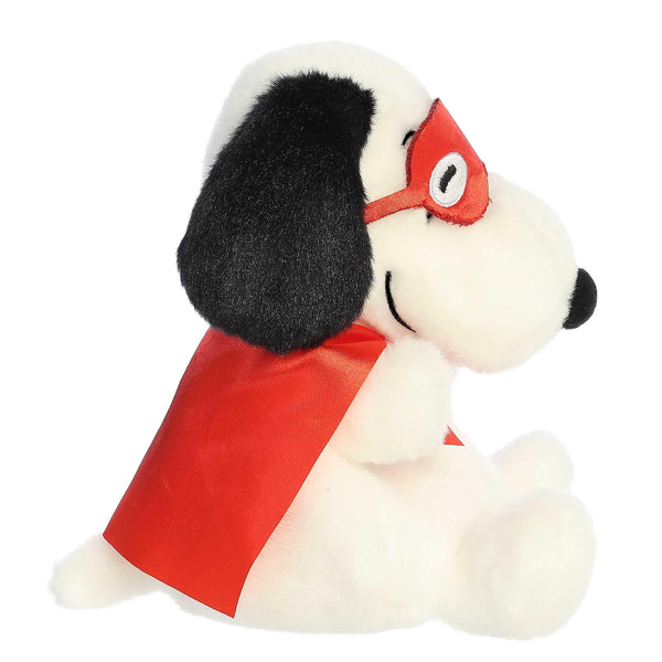 Aurora® Timeless Peanuts® Palm Pals™ Snoopy Kissing Bandit Stuffed Animal - Classic Characters - Lasting Memories - White 5 Inches