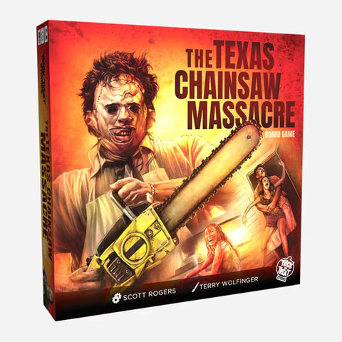 Trick Or Treat Studios The Texas Chainsaw Massacre Board Game - Pull Tokens, Survive the Slaughter Family, Horror Cooperative Strategy Game, 1-4 Players Ages 14+