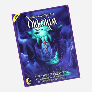 Trick Or Treat Studios Luke Gygax’s World of Okkorim: The Fate of Chentoufi - D&D 5th Edition Tournament Module for Levels 8-10, 3+ Players