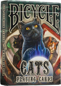 Bicycle Cats Playing Cards Designed by Lisa Parker, Black