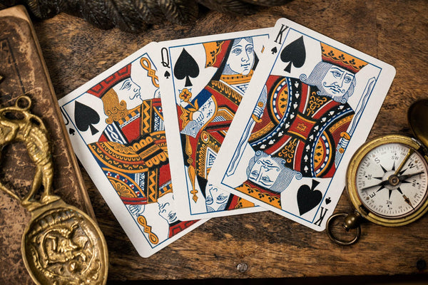 Kings Wild Project Atlantis Luxury Playing Cards - Standard Edition, Poker Size Custom Index, Collectible Deck