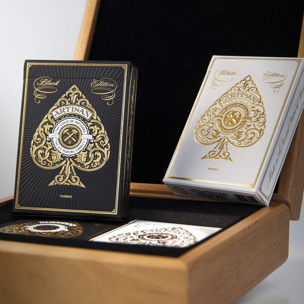 theory11 Artisan Premium Playing Cards Luxury Wooden Box Set